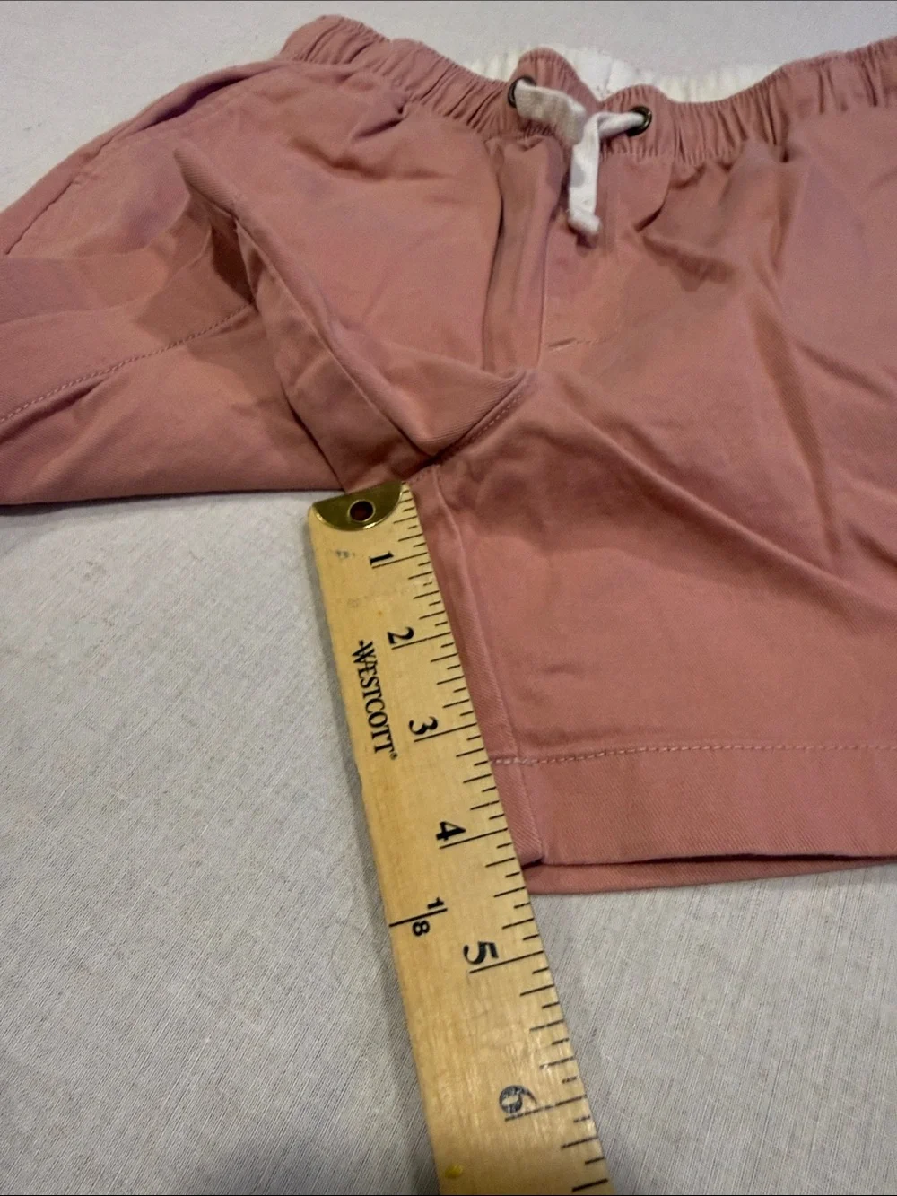 Crewcuts boys Elastic Drawstring Shorts in Dusty Rose size 10